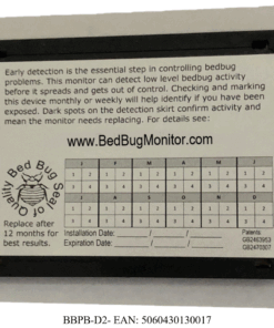 Bed Bugs Limited Patented Passive Monitor for Early Detection Of Bed Bugs, No Chemicals or Pesticides