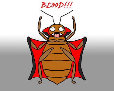 bed bug vampire by Bed Bugs Limited of London
